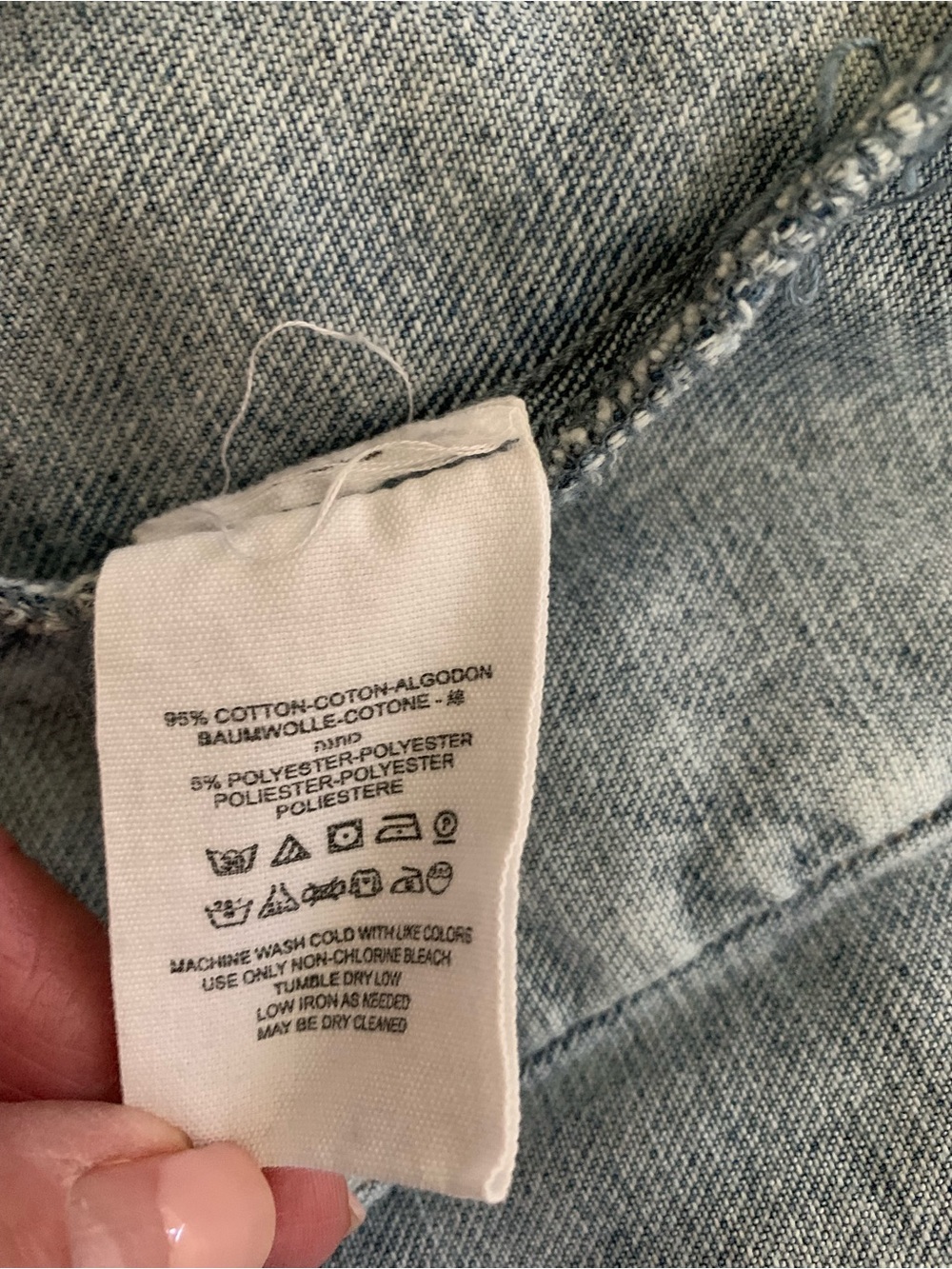 Free People Light Blue Washed Denim Jacket - Picture 8 of 11